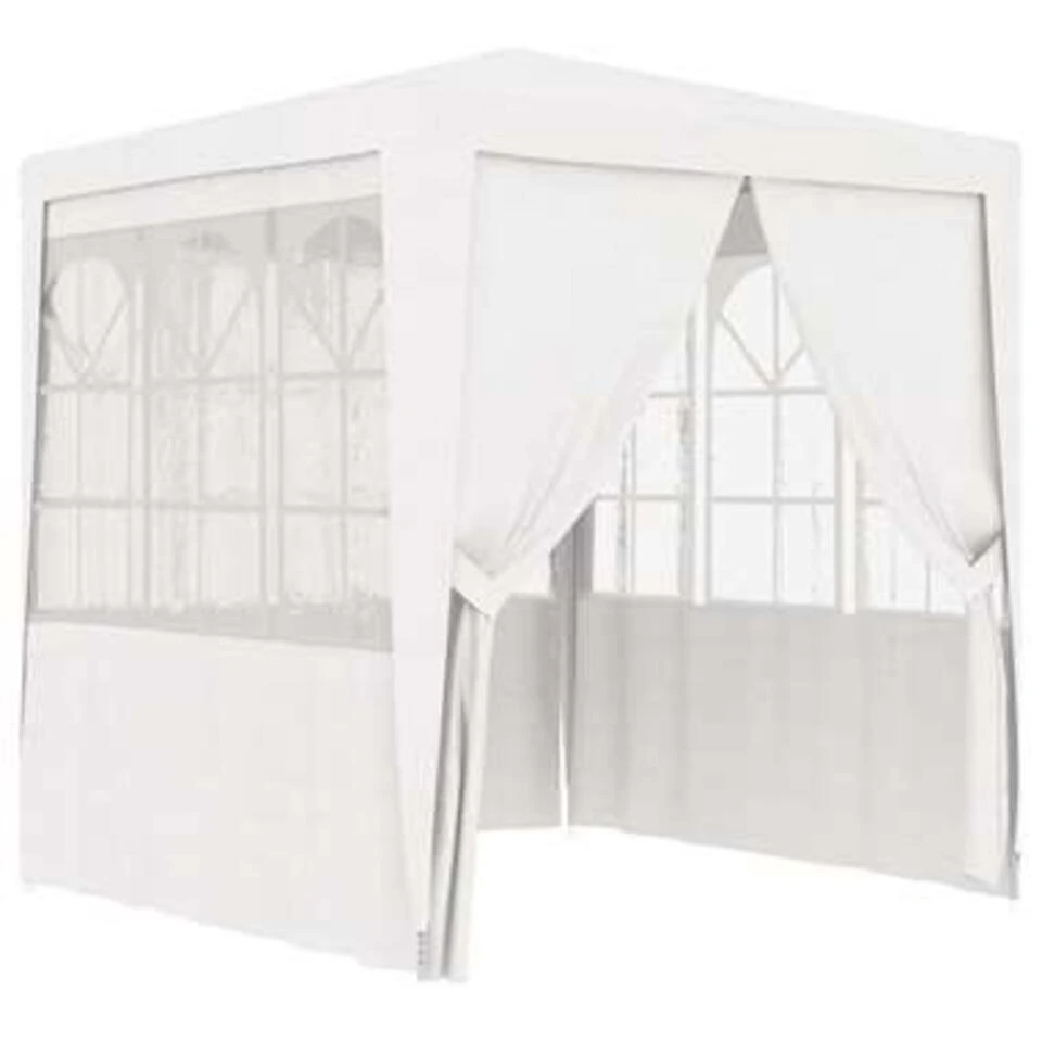 VidaXL Partytent Met Zijwanden Professioneel 90 G/m² 2,5x2,5 M Wit 3 VidaXL Partytent Met Zijwanden Professioneel 90 G/m² 2,5x2,5 M Wit