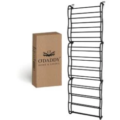 O'DADDY® Hangend Schoenenrek - Opdek En Stompe Deur - 20x51x182 Zwart 8 O'DADDY® Hangend Schoenenrek - Opdek En Stompe Deur - 20x51x182 Zwart -Huishoudelijke Artikelen Winkel 1000012471 0102