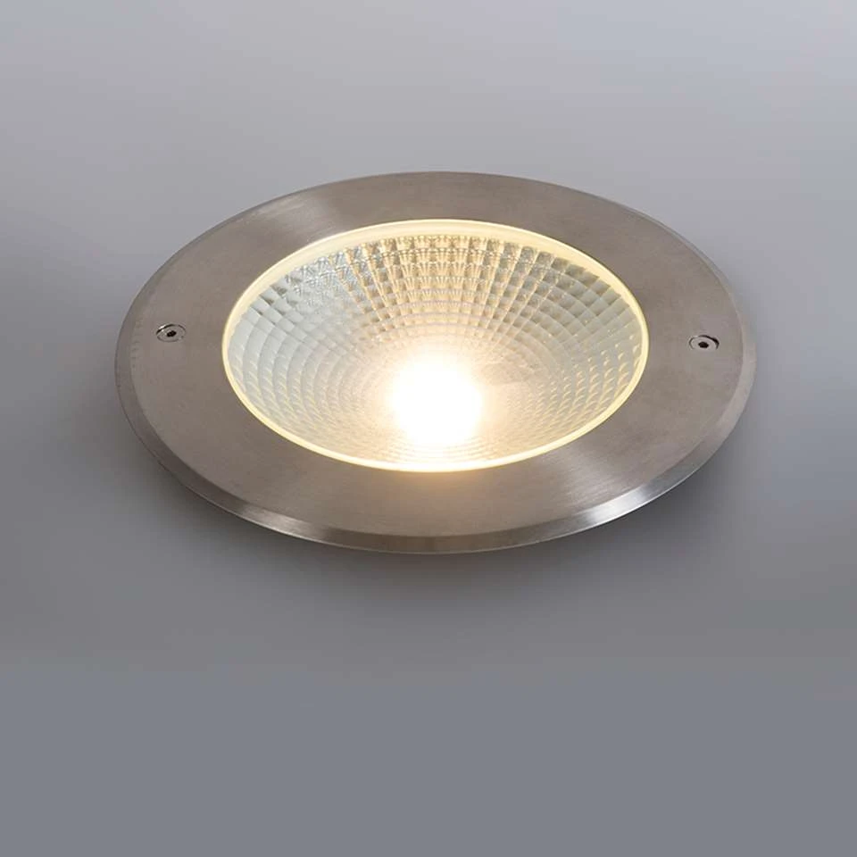 QAZQA Moderne Grondspot Aluminium Incl. LED 20W - Bridge 4 QAZQA Moderne Grondspot Aluminium Incl. LED 20W - Bridge - Afbeelding 2