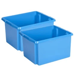 Nesta Opbergbox 32L Blauw 7 Nesta Opbergbox 32L Blauw -Huishoudelijke Artikelen Winkel 1000018201 0102