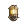 QAZQA Wand- En Plafondlamp Goud/messing Ovaal IP44 - Noutica -Huishoudelijke Artikelen Winkel 1000021915