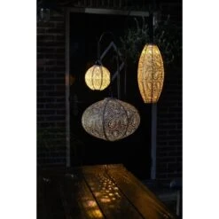 Lumiz Solar Buitenlampion Ikat Oval - Solar Tuinverlichting - 40 Cm - Goud 9 Lumiz Solar Buitenlampion Ikat Oval - Solar Tuinverlichting - 40 Cm - Goud -Huishoudelijke Artikelen Winkel 1000033362 0111