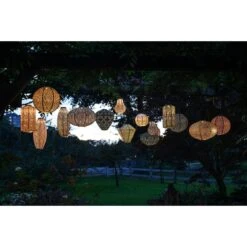 Lumiz Solar Lampion Occult Rond - Solar Tuinverlichting - 20 Cm - Lichtgroen -Huishoudelijke Artikelen Winkel 1000034309 0111