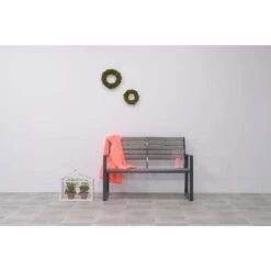 Garden Impressions Detroit Parkbank - Royal Grey -Huishoudelijke Artikelen Winkel 1000042149 0102