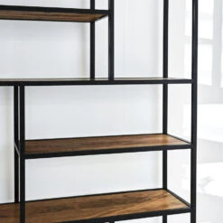 Industriële Boekenkast Sparrow Mangohout 120x188 35x120x188 Cm Mangohout -Huishoudelijke Artikelen Winkel 1000042303 0103