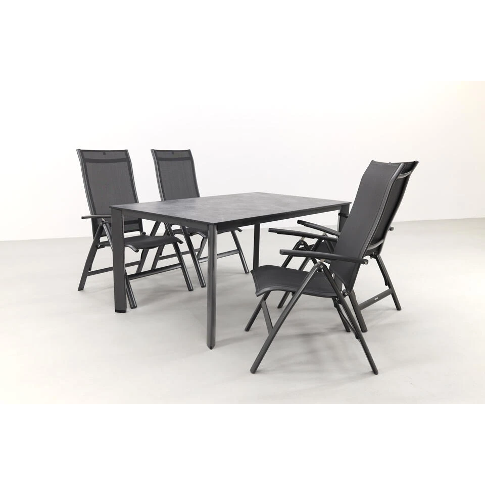 Kettler Edge/Legato 160 Cm. Tuinset - 5-delig Verstelbaar 4 Kettler Edge/Legato 160 Cm. Tuinset - 5-delig Verstelbaar - Afbeelding 2