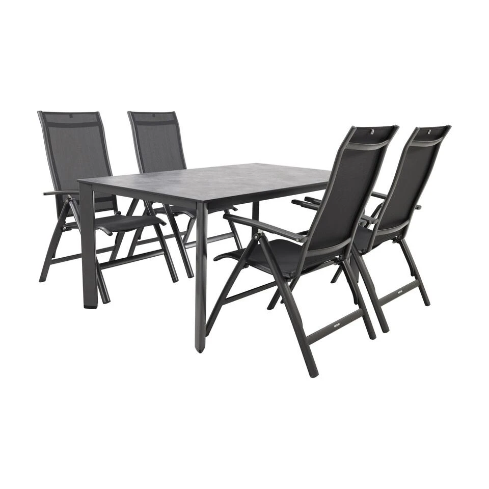 Kettler Edge/Legato 160 Cm. Tuinset - 5-delig Verstelbaar 3 Kettler Edge/Legato 160 Cm. Tuinset - 5-delig Verstelbaar