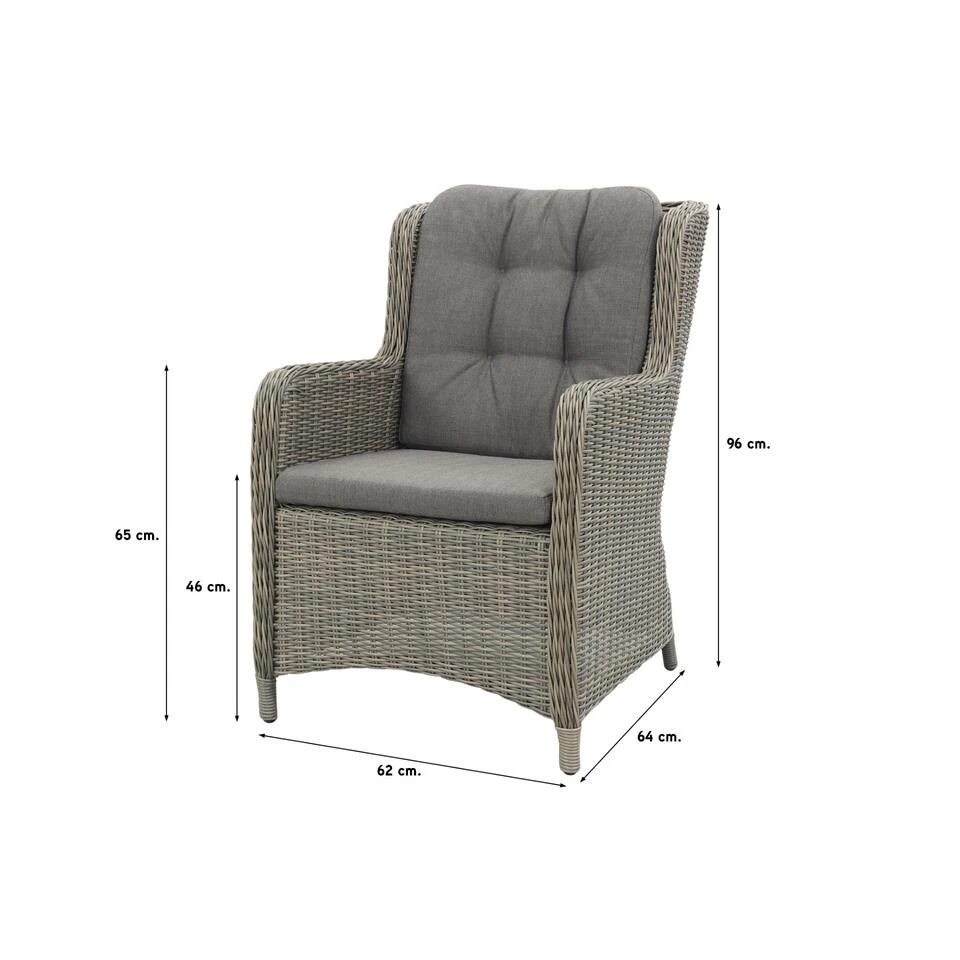 VDG Sandigo Dining Tuinstoel 3 VDG Sandigo Dining Tuinstoel - Afbeelding 2