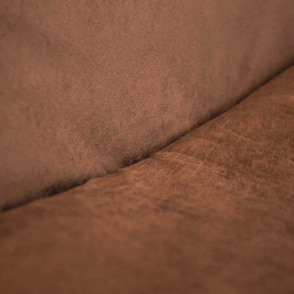 Industriële Fauteuil Cognac Lowen Eco Leer - Leder - Bruin 6 Industriële Fauteuil Cognac Lowen Eco Leer - Leder - Bruin - Afbeelding 4