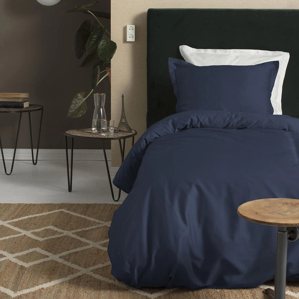 Cinderella Sundays - Dekbedovertrek - Satijn - 140x200/220 Cm - Navy 4 Cinderella Sundays - Dekbedovertrek - Satijn - 140x200/220 Cm - Navy - Afbeelding 2