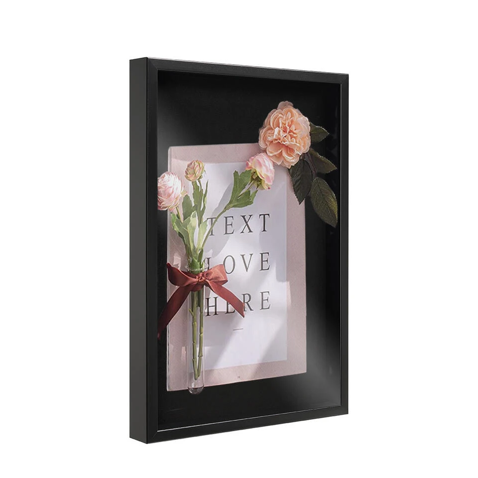 ACAZA Fotolijst In 3D - Box Frame - 3.5 Cm Diep - 40x60cm - Zwart 2 ACAZA Fotolijst In 3D - Box Frame - 3.5 Cm Diep - 40x60cm - Zwart