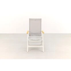 Hartman Napoli Verstelbare Tuinstoel - Teak Armleuning - Wit 8 Hartman Napoli Verstelbare Tuinstoel - Teak Armleuning - Wit -Huishoudelijke Artikelen Winkel 1000074462 0102