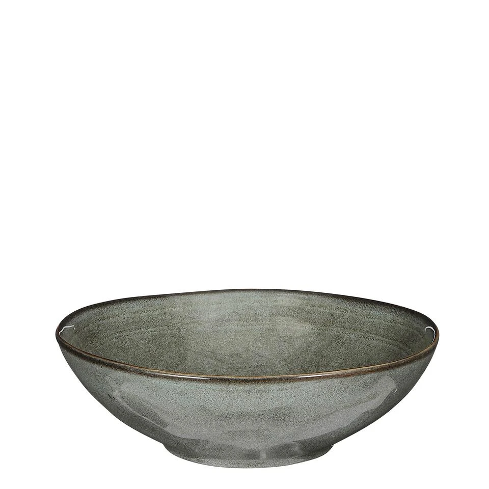 Mica Decorations Tabo Schaal - H7,5 X Ø23,5 Cm - Groen 3 Mica Decorations Tabo Schaal - H7,5 X Ø23,5 Cm - Groen
