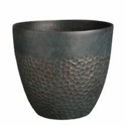 Mica Decorations Bravo Bloempot - H40 X Ø45 Cm - Groen