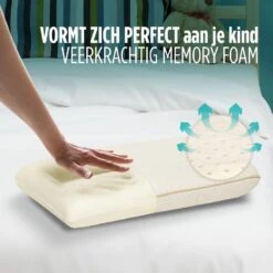 Vitapur MemoDream Kinderkussen - 30x50 Cm -Huishoudelijke Artikelen Winkel 1000080652 0111