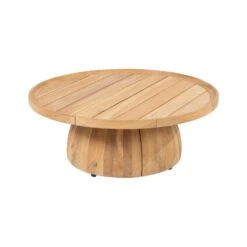 4SO Pablo Koffietafel - Teakhout - Ø80 Cm -Huishoudelijke Artikelen Winkel 1000080792 0102