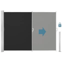 Tectake - Uittrekbaar Aluminium Windscherm Tuinscherm 200 X 300 Cm Zwart 7 Tectake - Uittrekbaar Aluminium Windscherm Tuinscherm 200 X 300 Cm Zwart -Huishoudelijke Artikelen Winkel 1000082547 0102