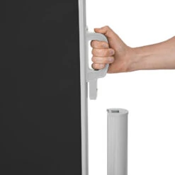 Tectake - Uittrekbaar Aluminium Windscherm Tuinscherm 200 X 300 Cm Zwart 8 Tectake - Uittrekbaar Aluminium Windscherm Tuinscherm 200 X 300 Cm Zwart -Huishoudelijke Artikelen Winkel 1000082547 0103