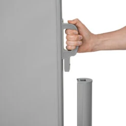 Tectake - Uittrekbaar Aluminium Windscherm Tuinscherm 200 X 300 Cm Grijs 9 Tectake - Uittrekbaar Aluminium Windscherm Tuinscherm 200 X 300 Cm Grijs -Huishoudelijke Artikelen Winkel 1000082555 0103