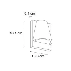 QAZQA Buitenwandlamp Zwart IP44 Met Bewegingsmelder - Femke 8 QAZQA Buitenwandlamp Zwart IP44 Met Bewegingsmelder - Femke -Huishoudelijke Artikelen Winkel 1000084683 0102