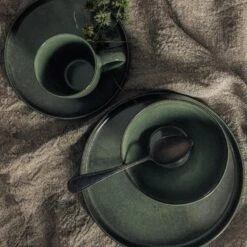 Dutch Rose Bord 27 Cm Groen -Huishoudelijke Artikelen Winkel 1000085848 0102