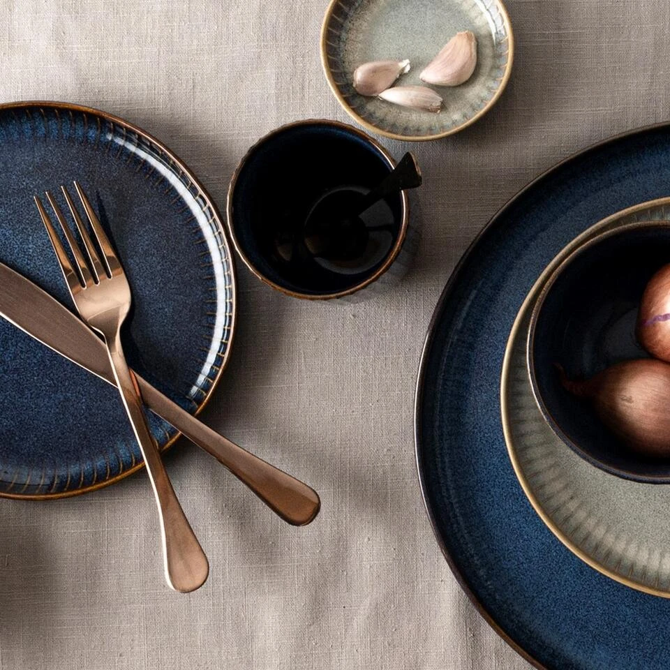 Dutch Rose Sapphire Bord 28 Grijs 4 Dutch Rose Sapphire Bord 28 Grijs - Afbeelding 2