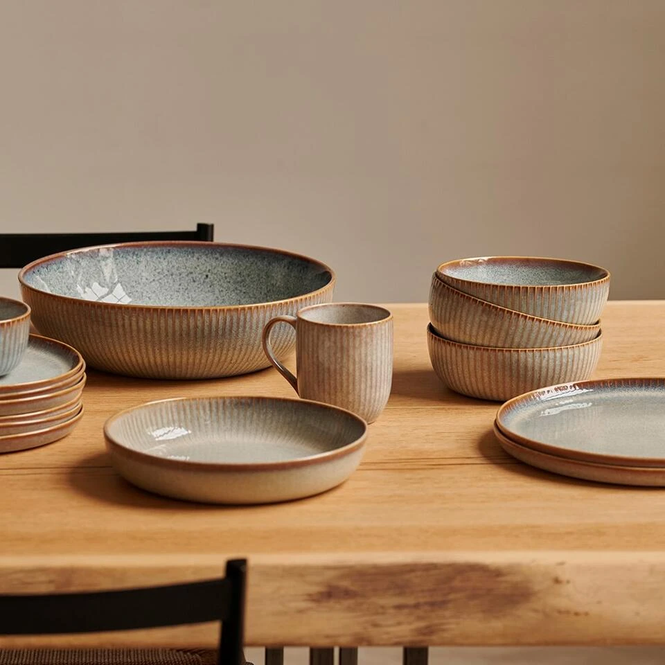 Dutch Rose Sapphire Bord 28 Grijs 5 Dutch Rose Sapphire Bord 28 Grijs - Afbeelding 3