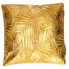 Atmosphera Sierkussen - Palmen Print - Okergoud - 40 X 40 Cm -Huishoudelijke Artikelen Winkel 1000095404