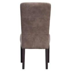 Eetkamerstoel Yvo - Lederlook - Taupe 8 Eetkamerstoel Yvo - Lederlook - Taupe -Huishoudelijke Artikelen Winkel 10302277 8000