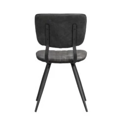 Eetkamerstoel Brim - Stof - Antraciet -Huishoudelijke Artikelen Winkel 10302512 0900