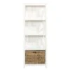 Boekenkast Valerie - Off-white - 160x60x35 Cm 1 Boekenkast Valerie - Off-white - 160x60x35 Cm -Huishoudelijke Artikelen Winkel 11601235
