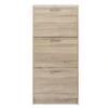 Schoenenkast Mainz - Eikenkleur - 123,5x58x25 Cm -Huishoudelijke Artikelen Winkel 11901476