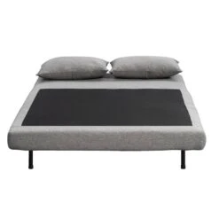 Slaapbank Luzern - Grijs - 81x121x90 Cm -Huishoudelijke Artikelen Winkel 12600465 0101