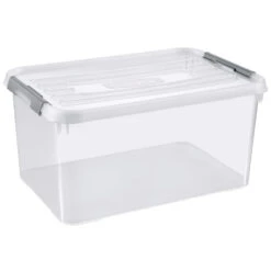 Curver Handy+ Opbergbox - 50L - 3 Stuks - Transparant Met Deksel -Huishoudelijke Artikelen Winkel 1645168536 0103