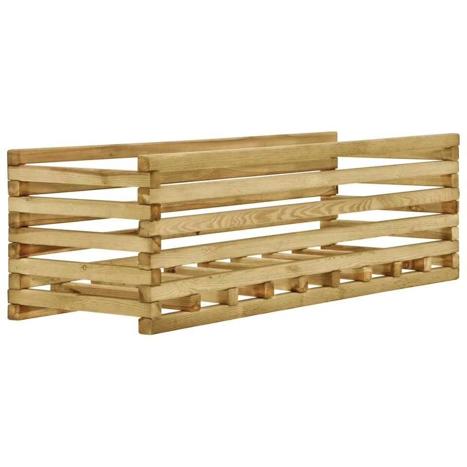 VidaXL Plantenbak Verhoogd 120x40x38,5 Cm Geïmpregneerd Grenenhout 3 VidaXL Plantenbak Verhoogd 120x40x38,5 Cm Geïmpregneerd Grenenhout