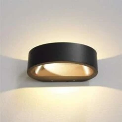 Artdelight Wandlamp Sharp - Zwart -Huishoudelijke Artikelen Winkel 1739732295 0102