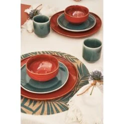 Mica Decorations Xavie Placemat Set Van 4 Off White -Huishoudelijke Artikelen Winkel 1980395887 0113