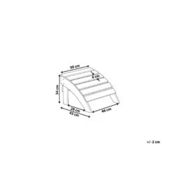 Beliani Voetenbankje ADIRONDACK - Grijs Kunsthout -Huishoudelijke Artikelen Winkel 1cb65d89849d4e14a3c2ea8858ffd361