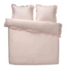 Royal Dekbedovertrek Cato Effen - Roze - 200x200/220 Cm -Huishoudelijke Artikelen Winkel 31106092