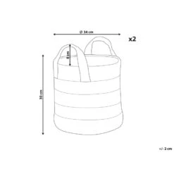 Beliani Mand GEREDE - Beige Jute 7 Beliani Mand GEREDE - Beige Jute -Huishoudelijke Artikelen Winkel 51959e8c9e514809b0e15bcf0a6a6323