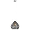 Hanglamp Vienne - Mat Zwart - Ø36x38 Cm 1 Hanglamp Vienne - Mat Zwart - Ø36x38 Cm -Huishoudelijke Artikelen Winkel 60101387