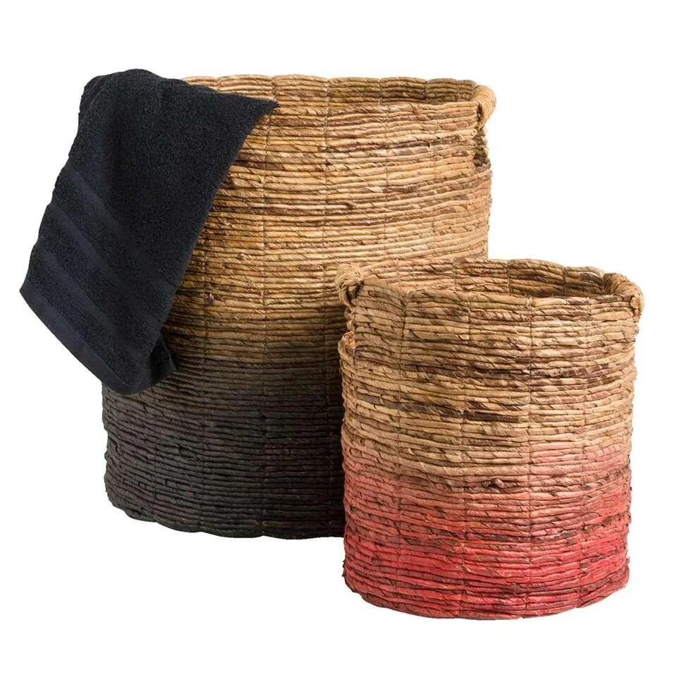 Mand Falco - Naturel/zwart - 45xØ40 Cm 6 Mand Falco - Naturel/zwart - 45xØ40 Cm - Afbeelding 4