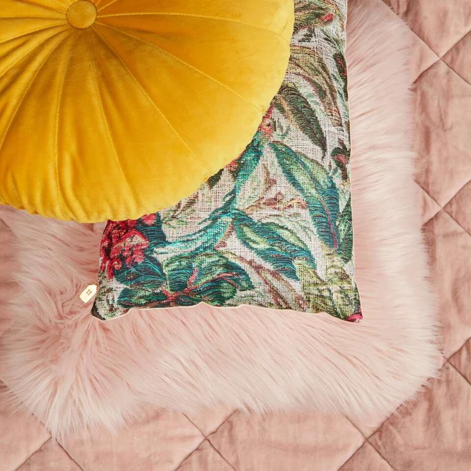 KAAT Amsterdam Plaid Ogibly - Roze - 260x260 Cm 6 KAAT Amsterdam Plaid Ogibly - Roze - 260x260 Cm - Afbeelding 4