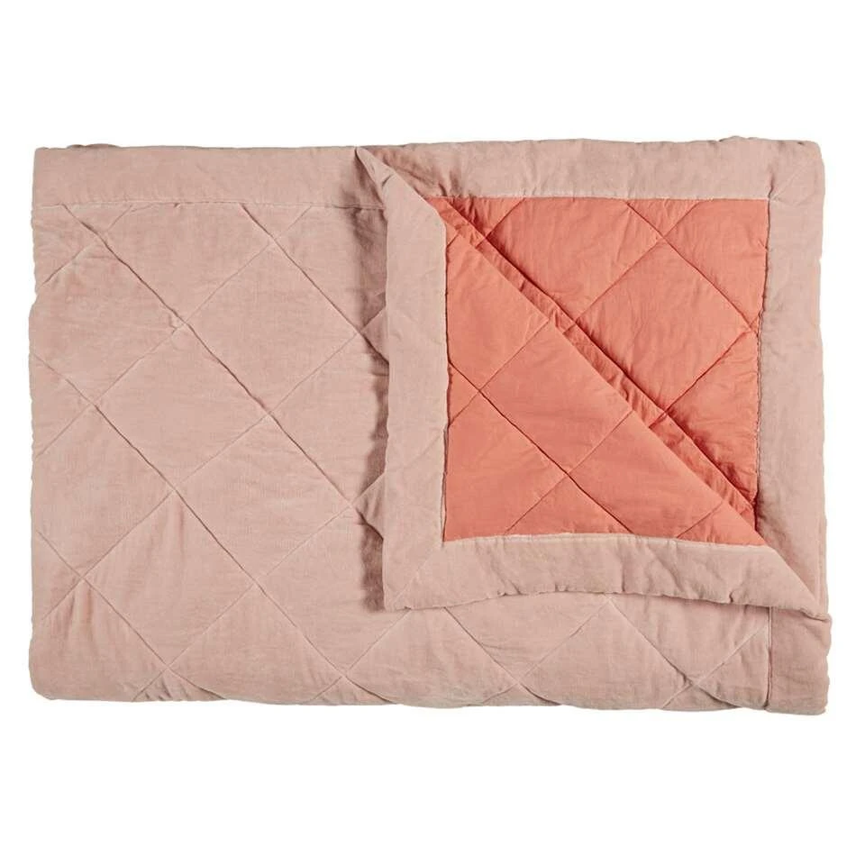 KAAT Amsterdam Plaid Ogibly - Roze - 260x260 Cm 3 KAAT Amsterdam Plaid Ogibly - Roze - 260x260 Cm