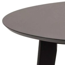 Eetkamertafel Roxy - Zwart - 76xØ105 Cm -Huishoudelijke Artikelen Winkel 81026496 0400