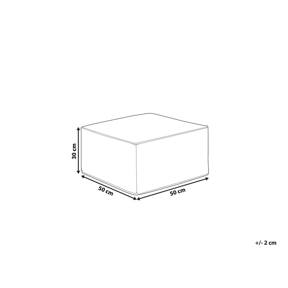 Beliani Poef MUKKI - Groen Corduroy 5 Beliani Poef MUKKI - Groen Corduroy - Afbeelding 3