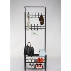 O'DADDY® Kapstok Staand - Schoenenrek - 18 Haken - 66x30x190cm - Zwart 8 O'DADDY® Kapstok Staand - Schoenenrek - 18 Haken - 66x30x190cm - Zwart -Huishoudelijke Artikelen Winkel db877b99e4f5496b8b5226bbb727ea20