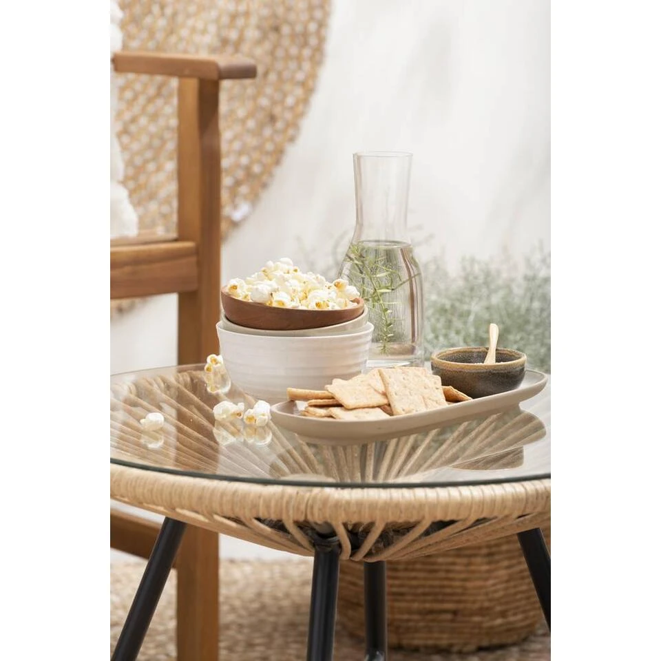 Le Sud Bijzettafel Monte Carlo - Naturel - Ø50x38 Cm 6 Le Sud Bijzettafel Monte Carlo - Naturel - Ø50x38 Cm - Afbeelding 4